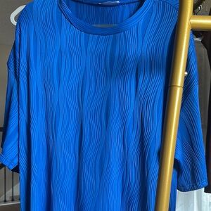 Wave textured tracksuit Blue